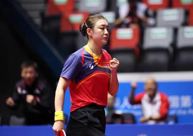 王曼昱半决赛对战陈梦 再续全运会较量