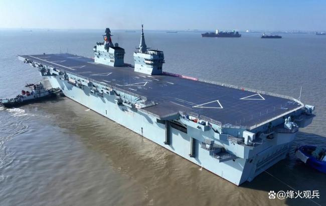 四川舰常务副航母 海试启航彰显海军转型
