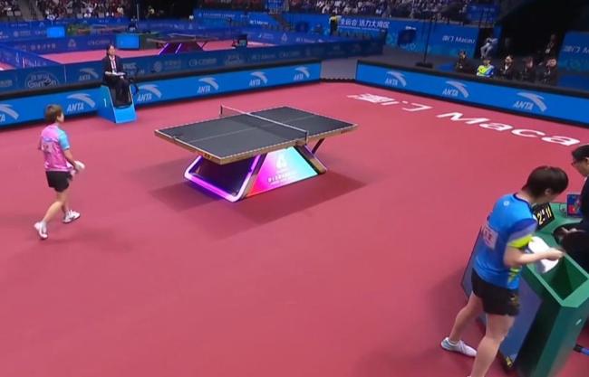 一点不留情面！王曼昱打出11-0 温情让球未果