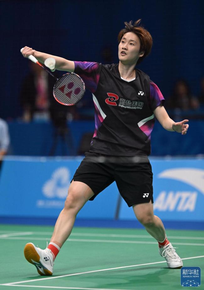 浙江队夺得羽毛球女子团体冠军 完胜江苏队