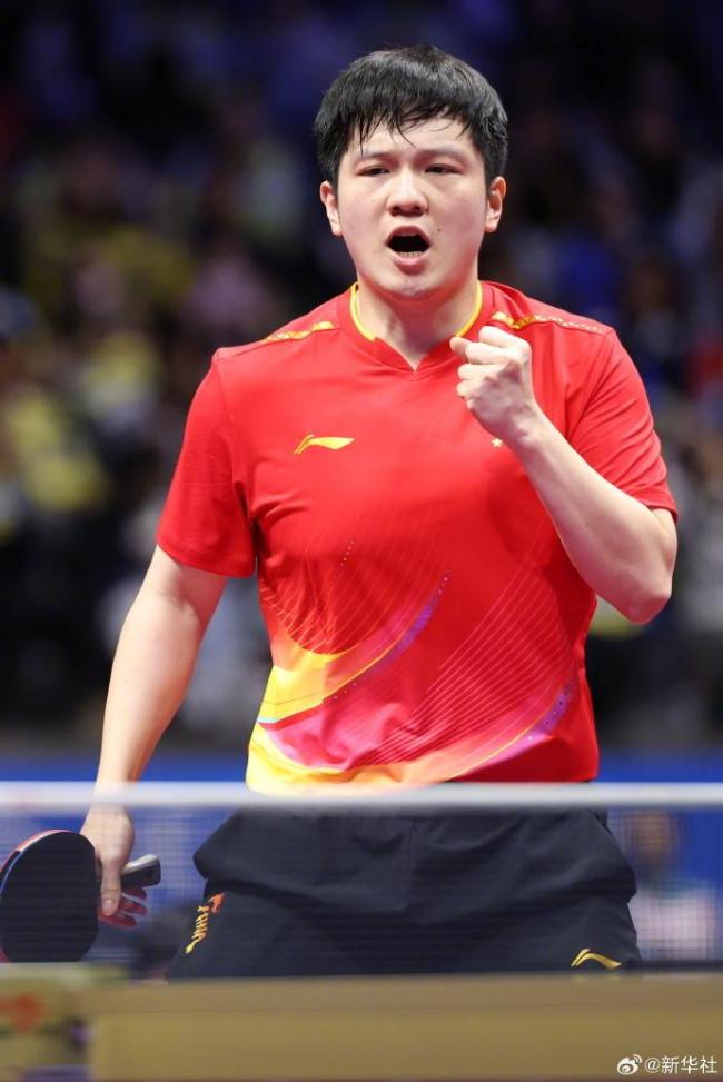 樊振东谈全运会收获 感谢国家与团队支持