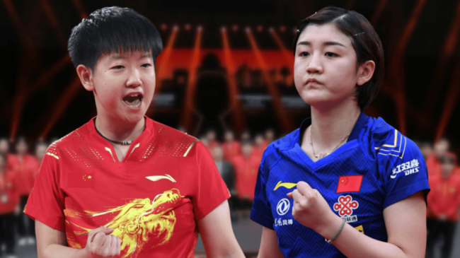 陈梦带队死磕孙颖莎！一天血战8小时