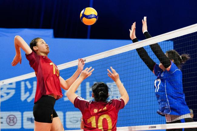 霸气夺冠！江苏队斩获第十五届全运会女排U18组金牌 一局未失完美收官