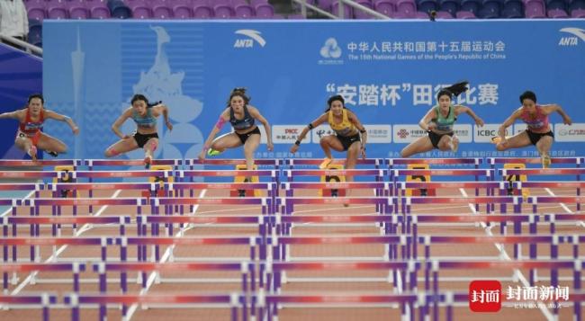 全运会女子100米栏刘景扬获得金牌,吴艳妮摘银 遗憾中的突破