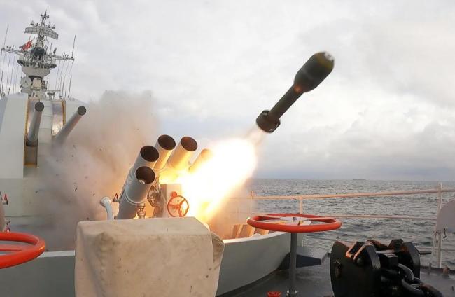 航行警告：刘公岛东部海域发生火警。历史与现实的对话