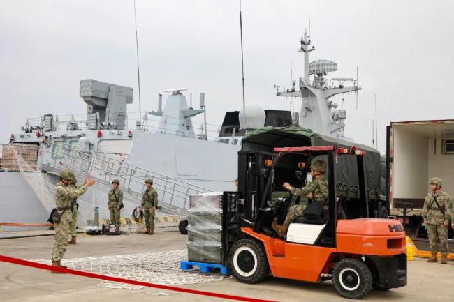 艦艇編隊“遭襲”！直擊後裝綜合保障演練現場