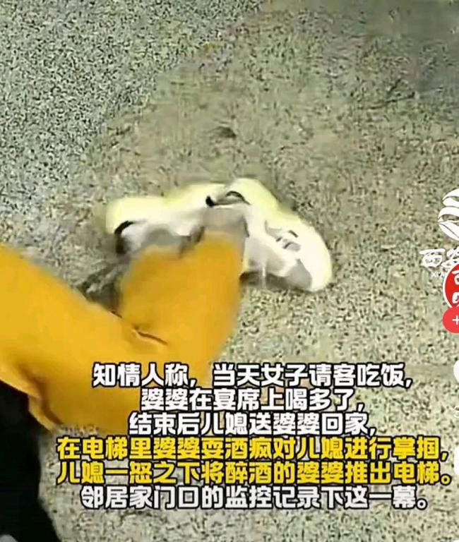 婆婆掌掴儿媳被推出电梯 醉酒闹剧引发争议