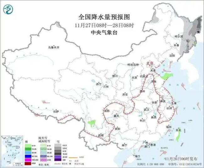中国气象局：多地有暴雪骤降12℃，冷空气频繁来袭