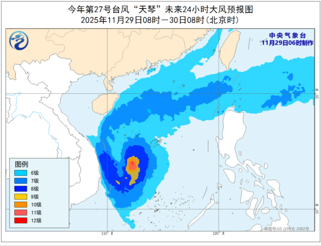 冷空气活跃北方气温将明显下降 南海海域风力较大