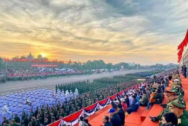 老挝建国50周年庆典彩排现场抢先看！