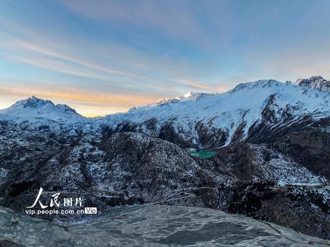 西藏八宿：來古冰川冬景
