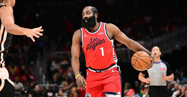 哈登创造生涯单场0罚球最高得分纪录 率队终结5连败