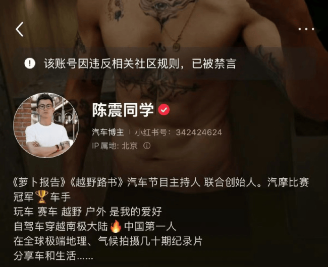 陈震60秒报价80万,多平台被禁言!