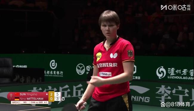 孙颖莎主动示意放弃得分重打 展现大将风度