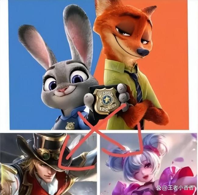 王者荣耀 疯狂动物城 联动皮肤即将上线