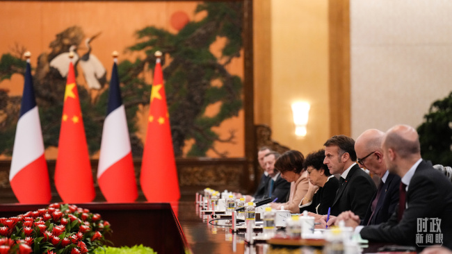 時政新聞眼丨從中法元首會晤的四個“特殊”，讀懂大國相處之道