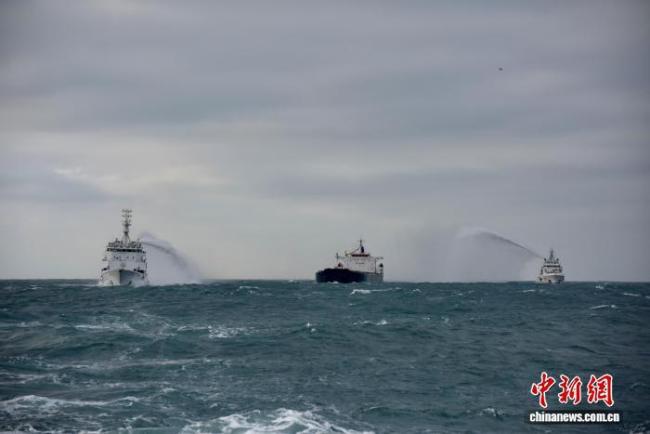 首次!台湾浅滩海域搜救应急演练举行 多部门联合行动