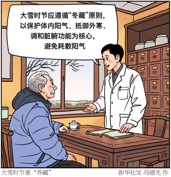 大雪節(jié)氣如何溫補養(yǎng)藏？南北方養(yǎng)生有講究 藏陽固氣散寒濕
