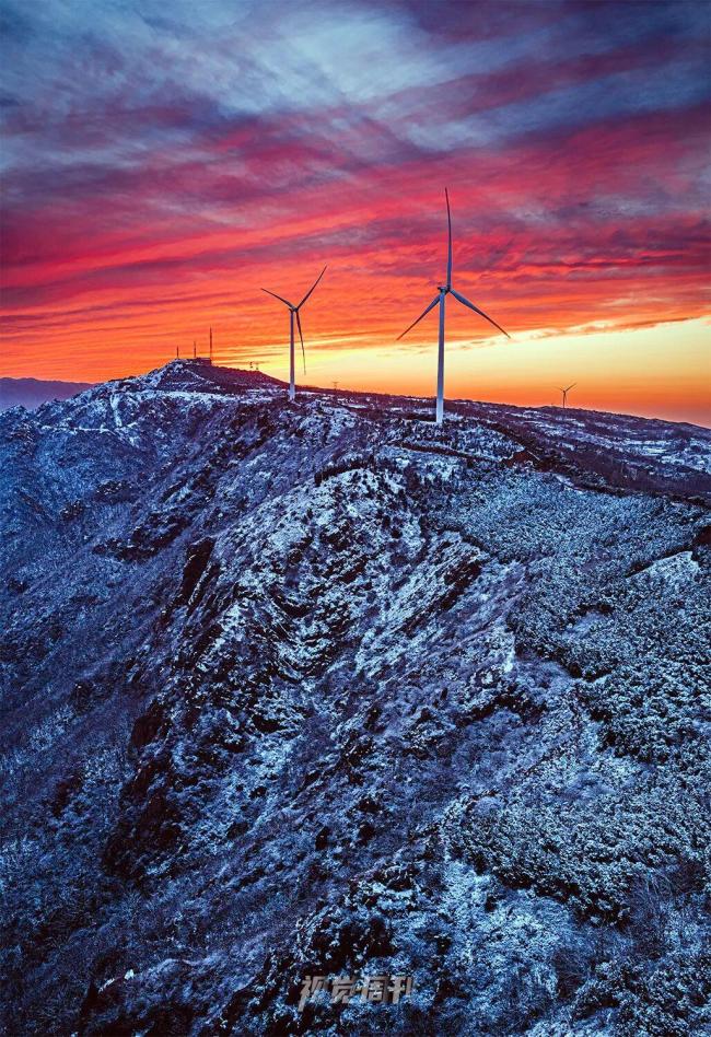 河南冬景上新 雪染山林文旅狂歡