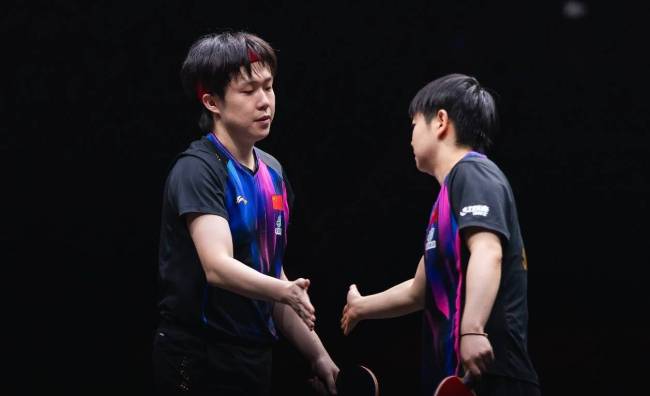 孫穎莎說確實(shí)也配合了8年了 默契無(wú)間沖擊冠軍