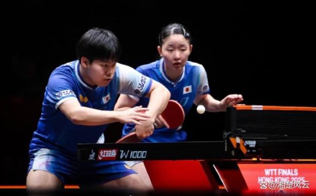 王楚欽孫穎莎3-0松島輝空張本美和 強(qiáng)勢(shì)晉級(jí)混雙決賽
