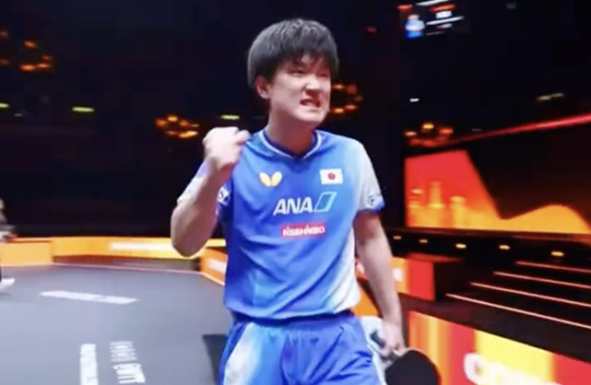 張本智和扔下豪言:早就想找林詩棟復仇了