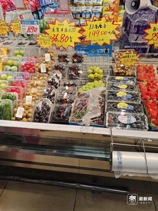 冬季頂流水果價格大跳水 車厘子降價市民搶購