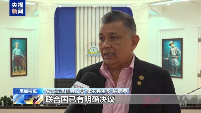 尼加拉瓜涉台最新表态:中国完全有权捍卫国家主权和领土完整