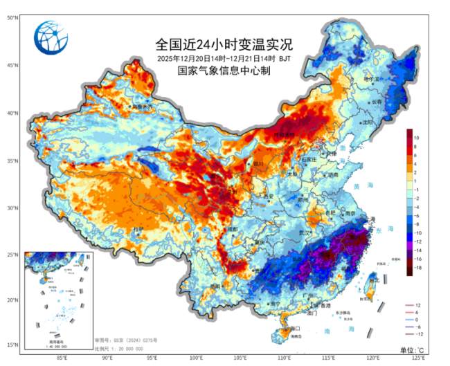 12月25日开始全国进入偏暖时段 暖空气反扑引发多重危机