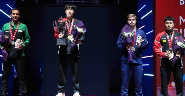 王楚钦的年度六项男单冠军 国乒统治力再现