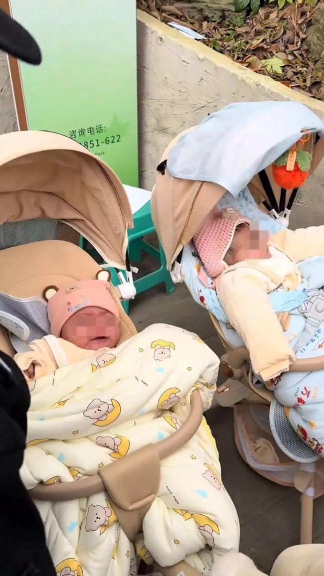 外國夫妻將嬰兒托付給保安 信任與溫情的展現