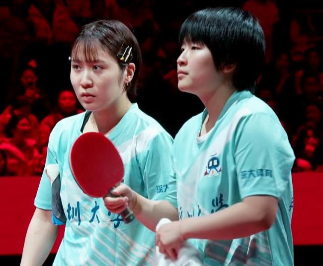 乒超首个决赛席位诞生！孙颖莎缺席日本名将立功 深圳大学险胜晋级