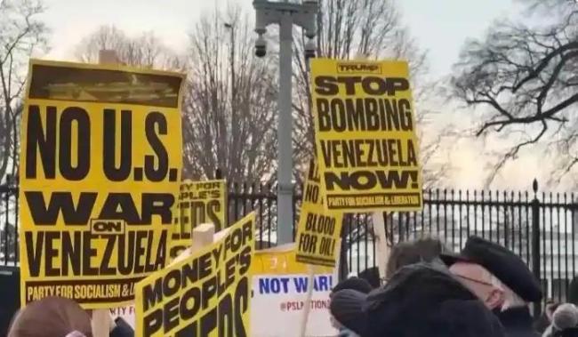 美国、英国、意大利等多国爆发反战示威 全球抗议霸权行径