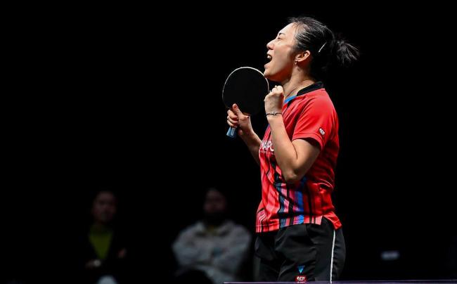 42岁韩莹一板削球闯荡乒坛 老将再创辉煌