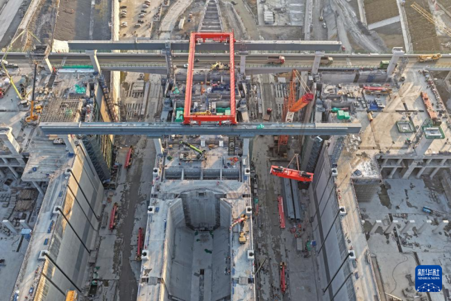 平陆运河建设忙