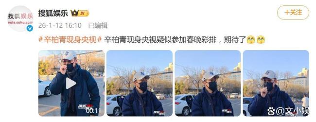 辛柏青现身央视