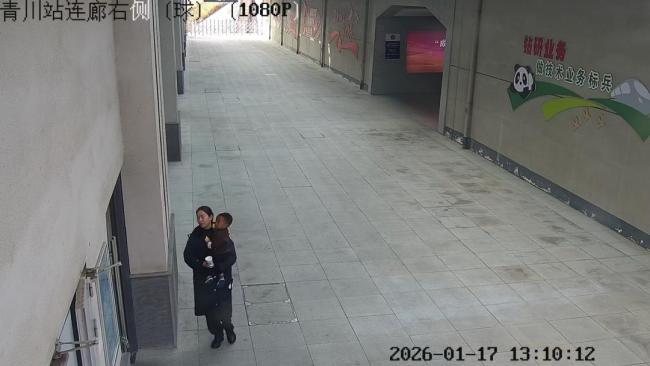 列车即将关门幼童跑出车厢 客运员及时救助