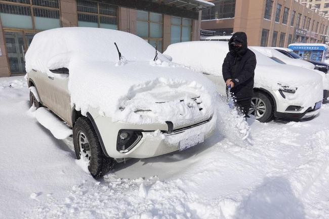 零下30度洗车秒结冰