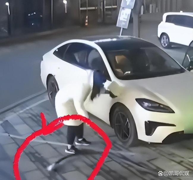 女子把充电枪扔地上碾压后续 公德心何在?