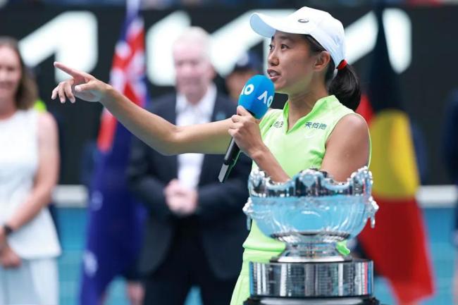 张帅澳网双打夺冠,两周进账超270万 奖金丰厚创佳绩