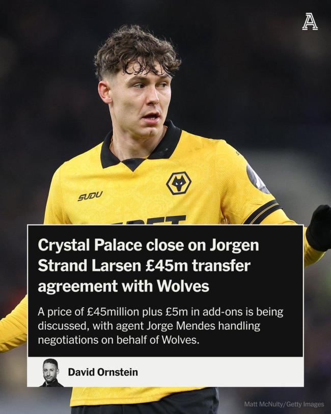 水晶宫签约拉森！名嘴质疑：踢一年好球就能值4800万？