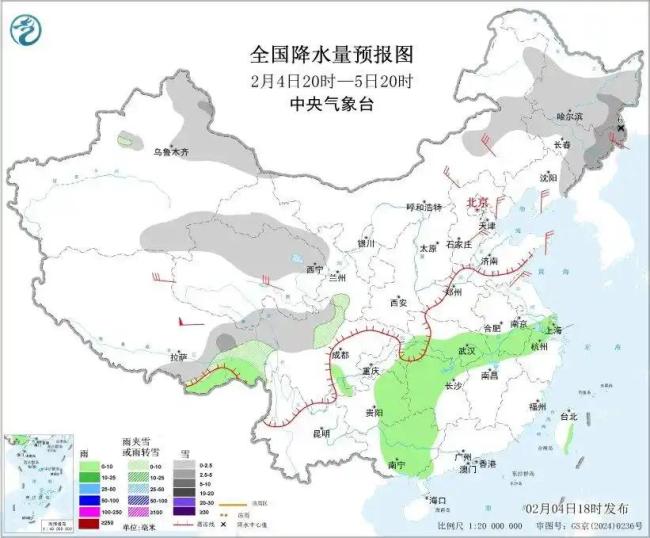 中东部地区将有寒潮雨雪天气 大范围降温来袭