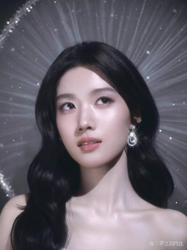 卢昱晓白裙斗笠头纱 仙气飘逸写真释出