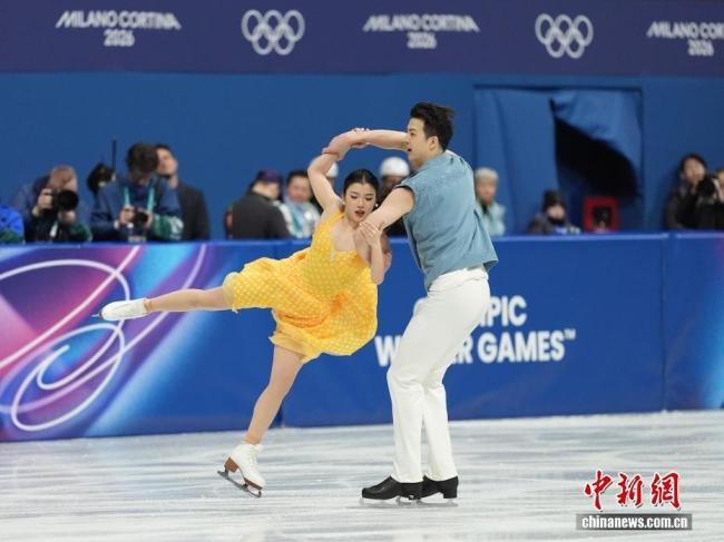 王诗玥/柳鑫宇亮相冬奥会花滑赛场