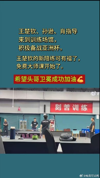 王楚钦谈与孙逊指导在磨合阶段 合作成效获肯定