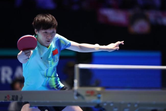 孙颖莎夺乒乓球亚洲杯女单冠军 激战七局胜王曼昱