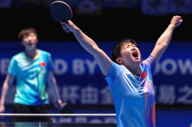 孙颖莎王曼昱争议球