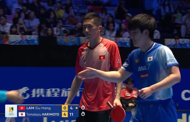 四局对手仅拿20分！张本智和晋级四强 横扫晋级展现强势