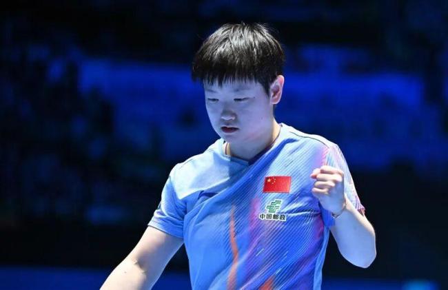 孙颖莎回报争议判罚 心态逾越助夺冠