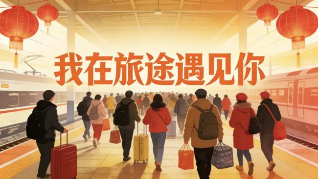 53岁大叔乘60多元绿皮车回家过年